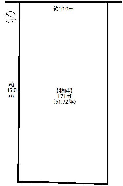 住宅用土地の図面