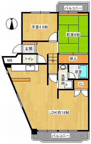 中古マンションの図面