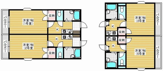 アパート（建物全部）の図面