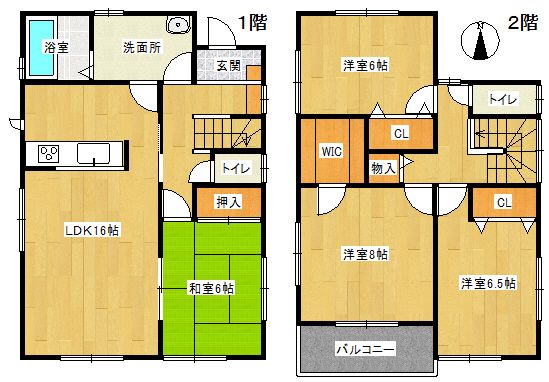 中古住宅の図面