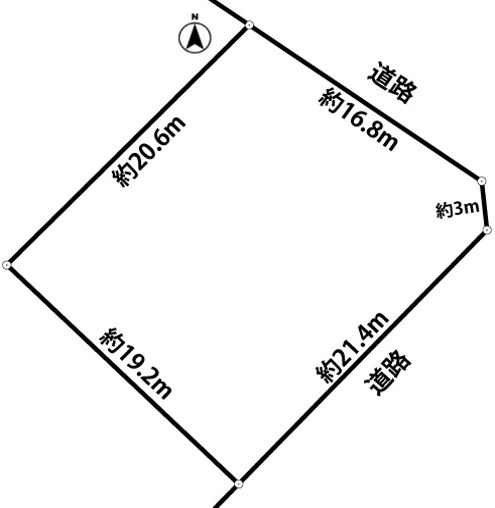 住宅用土地の図面