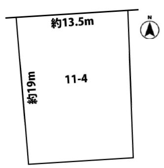 住宅用土地の図面