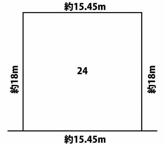 住宅用土地の図面