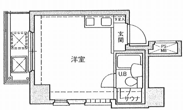 マンション（建物一部）の図面