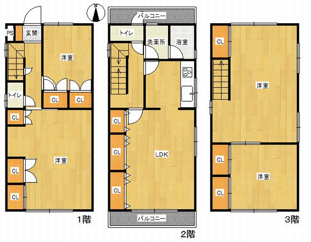 中古住宅の図面