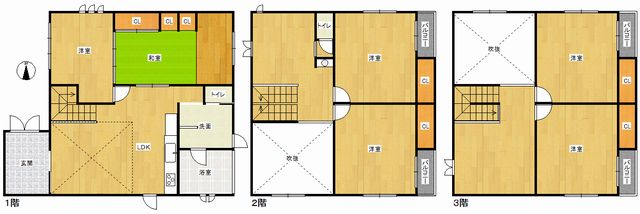 中古住宅の図面